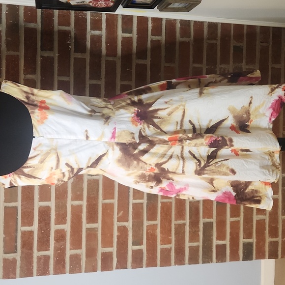 Talbots Watercolor Floral Sleeveless Dress, Sizr 12 - Picture 4 of 7